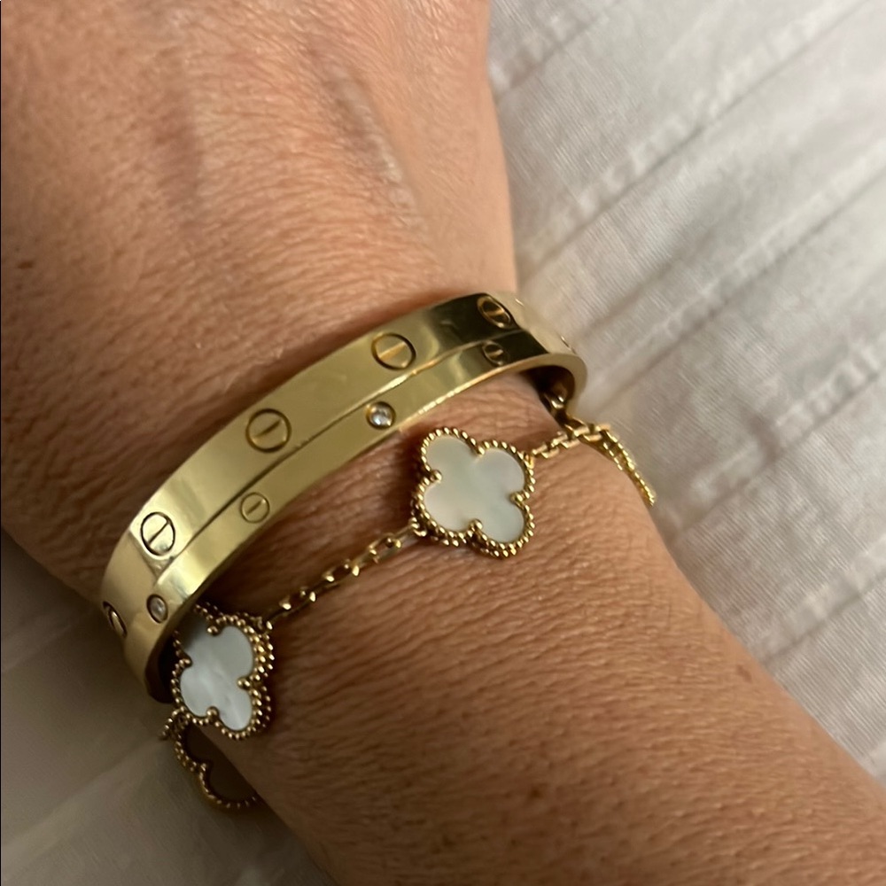 Van cleef Alhambra 17cm bracelet
